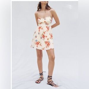 Zara Printed Corset Style Dress.New With Tags.